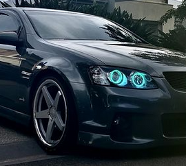 Are custom LED headlights a good fit for a Holden Commodore VE?