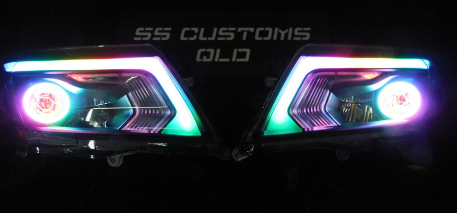 Nissan Navara D23 NP300 custom headlights 2015 - onwards