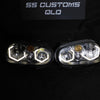 Volkswagen Golf MK4/Jetta diamond Hex Halos Custom LED Headlights