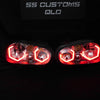 Volkswagen Golf MK4/Jetta diamond Hex Halos Custom LED Headlights