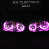 Volkswagen Golf MK4/Jetta diamond Hex Halos Custom LED Headlights