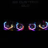 Volkswagen Golf MK4/Jetta diamond Hex Halos Custom LED Headlights