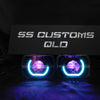 7x5 ANGRY EYE Mini Bi-LED Projector Custom Headlights