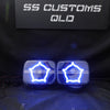 7x5 Mini Bi-LED Projector Custom Headlights - Hearts