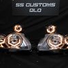 Ford Falcon FG F6-G6E MK1 Diamond Hex Halo Headlights