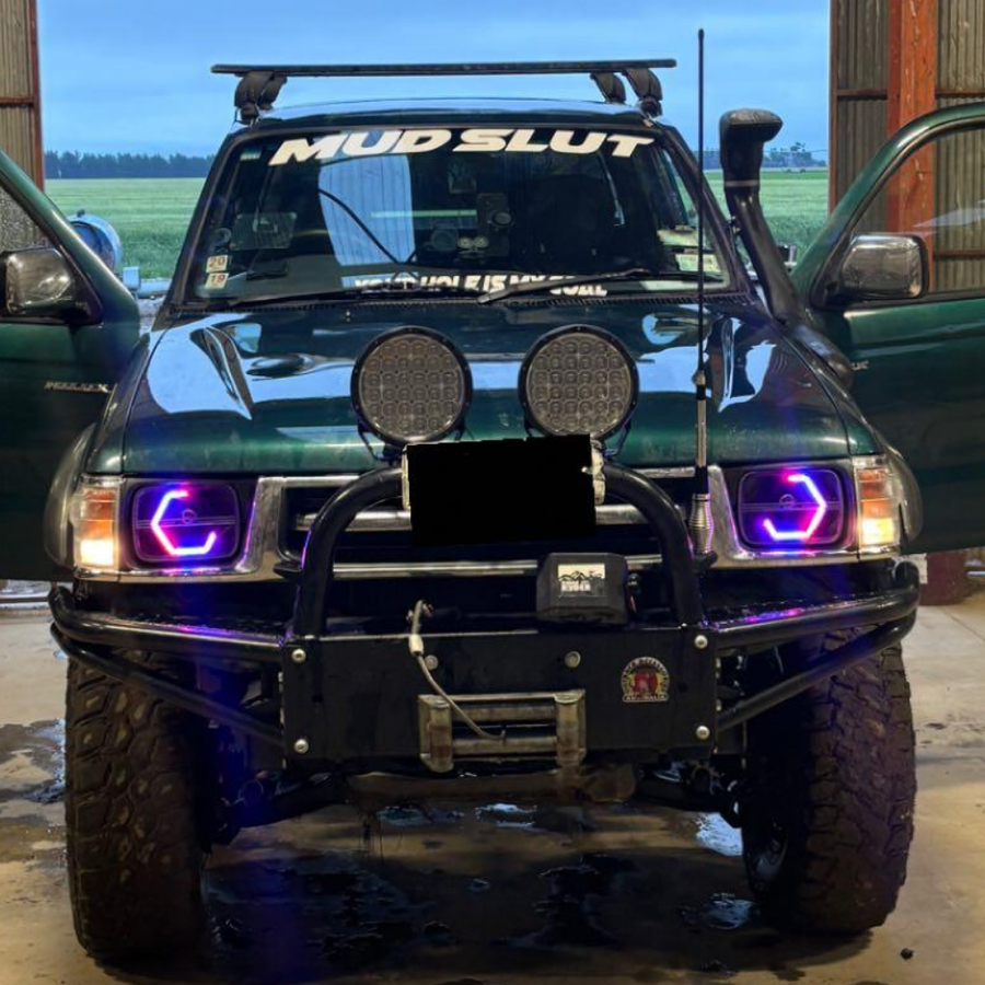 7x5 Mini Bi-LED Projector Custom Headlights - Hex