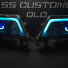 Nissan Navara D23 NP300 SL,ST,STX DX,RX custom headlights 2015 - onwards