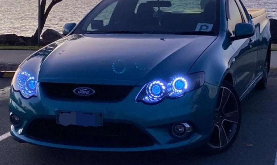 Custom Ford model LED lighting in Queensland