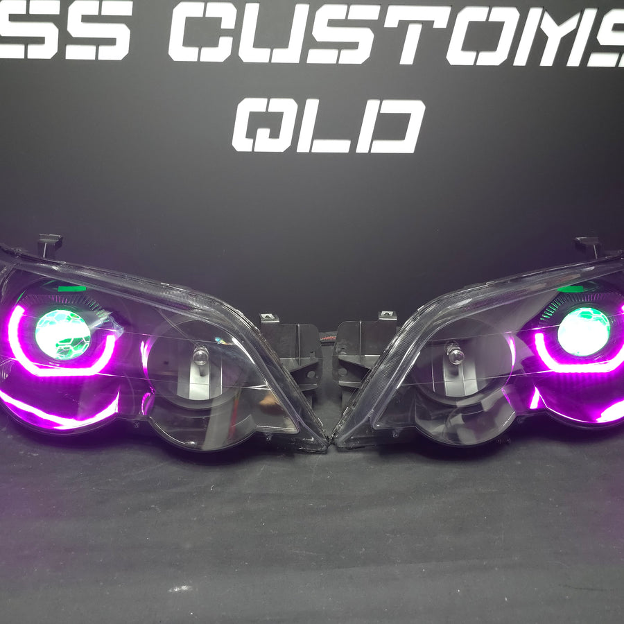 Ford Falcon BA BF XR projector custom headlights