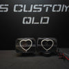 7x5 Mini Bi-LED Projector Custom Headlights - Hearts