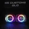 7x5 Mini Bi-LED Projector Custom Headlights - Circles