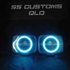 7x5 Mini Bi-LED Projector Custom Headlights - Circles