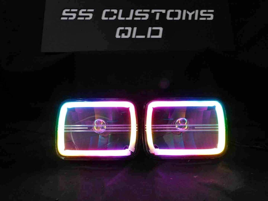 7x5 Mini Bi-LED Projector Custom Headlights - Square