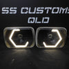 7x5 Mini Bi-LED Projector Custom Headlights - Hex