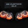 Volkswagen Golf MK6 Hex Halos Custom LED Headlights