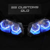 Volkswagen Golf MK6 Hex Halos Custom LED Headlights