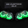 Volkswagen Golf MK6 Hex Halos Custom LED Headlights